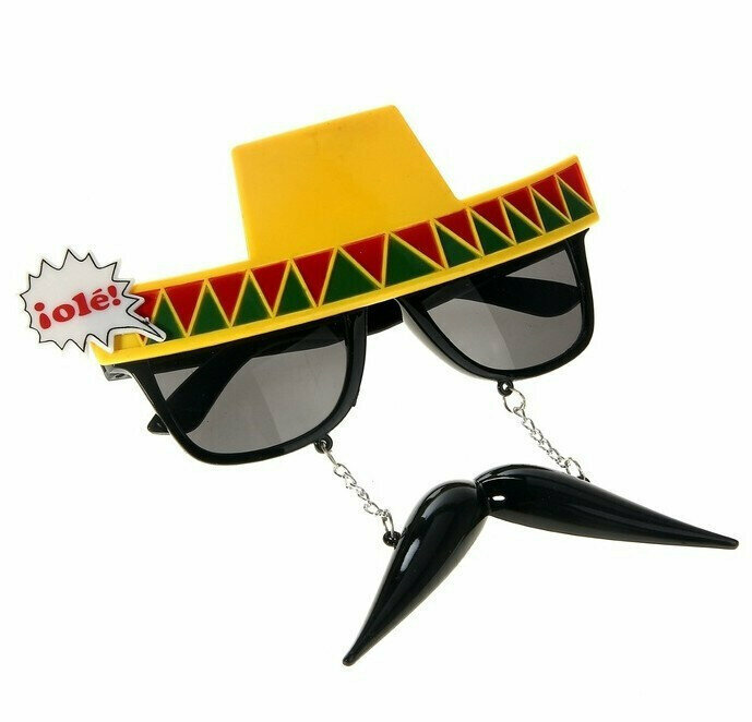 фото Очки карнавальные "Mexico Амиго", Мексиканская вечеринка