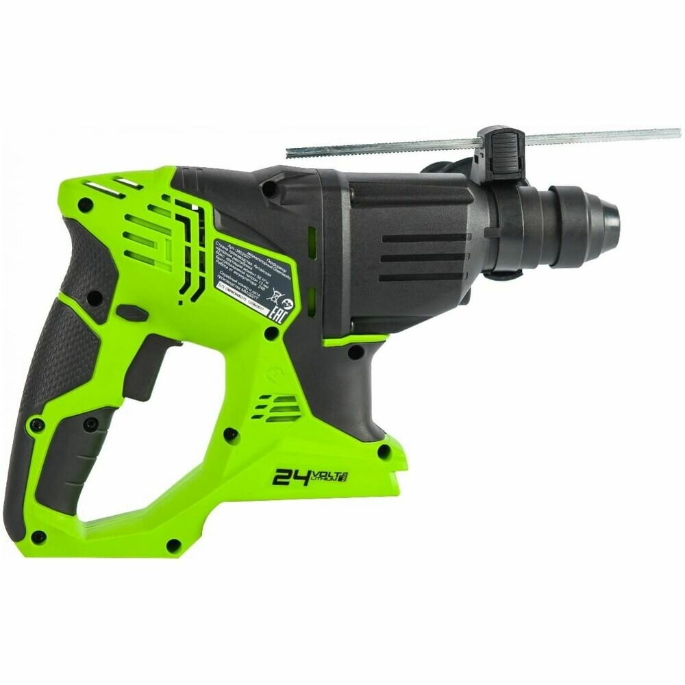 Перфоратор аккумуляторный Greenworks GD24SDS2 3803007, без аккумулятора