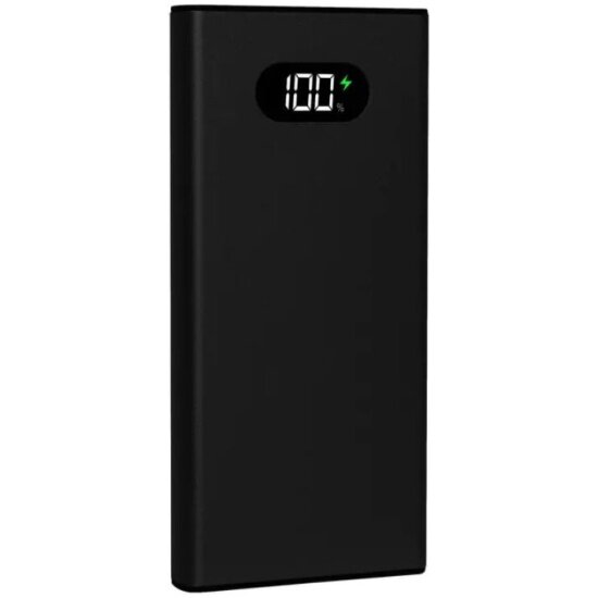 Внешний аккумулятор Tfn Blaze LCD 10000mAh, PD, 22.5W, черный