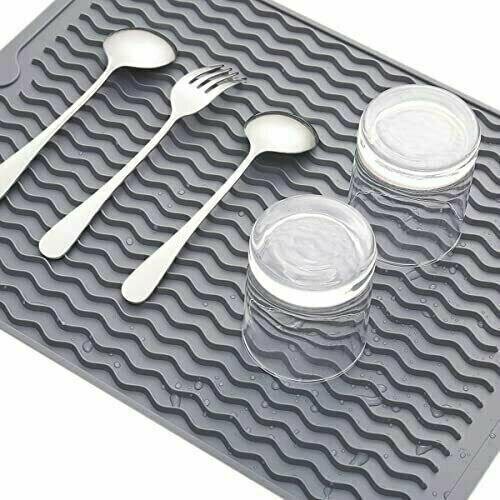 фото Коврик для сушки посуды / Сушилка для посуды / силиконовый коврик