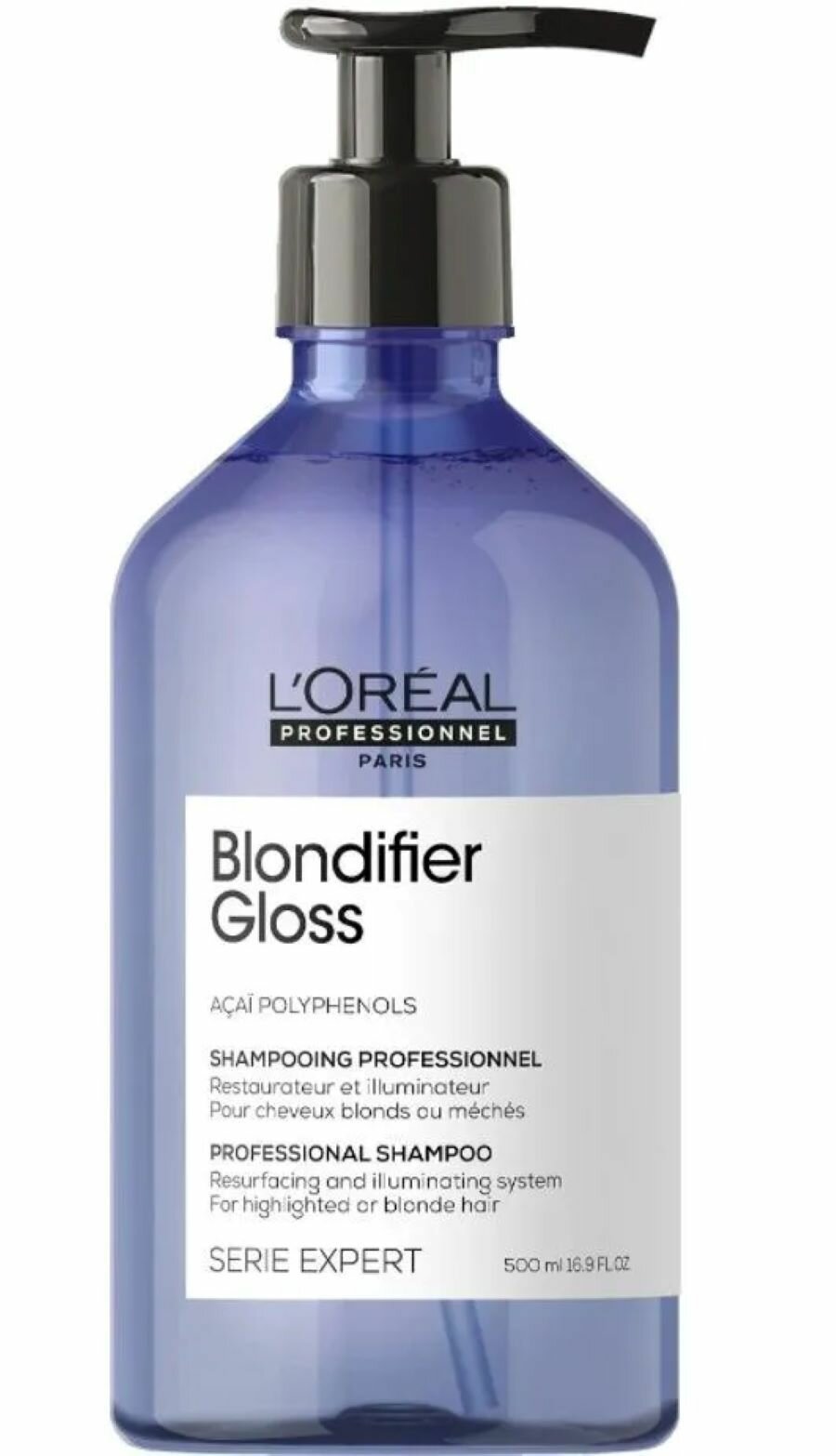 L'Oreal Professionnel Шампунь Blondifier Gloss для осветленных и мелированных волос, 500 мл