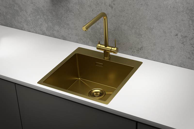 Мойка кухонная Granula Kitchen Space 5045U графит матовый - фото №8