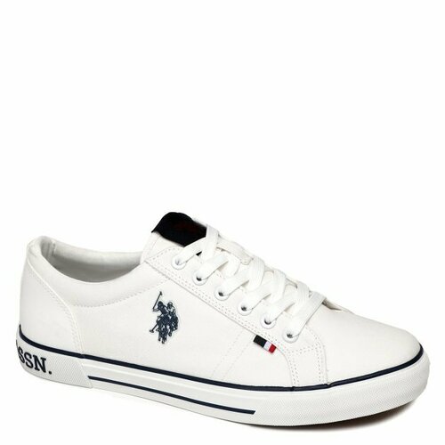 Кеды U.S. POLO ASSN., размер 42, белый