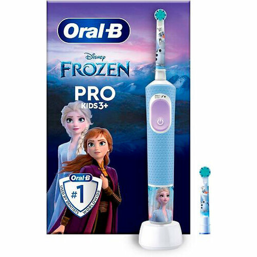 Электрическая зубная щетка Oral-B Vitality Pro Kids, Frozen 8006540772645 электрическая зубная щетка oral b vitality pro kids frozen 8006540772645