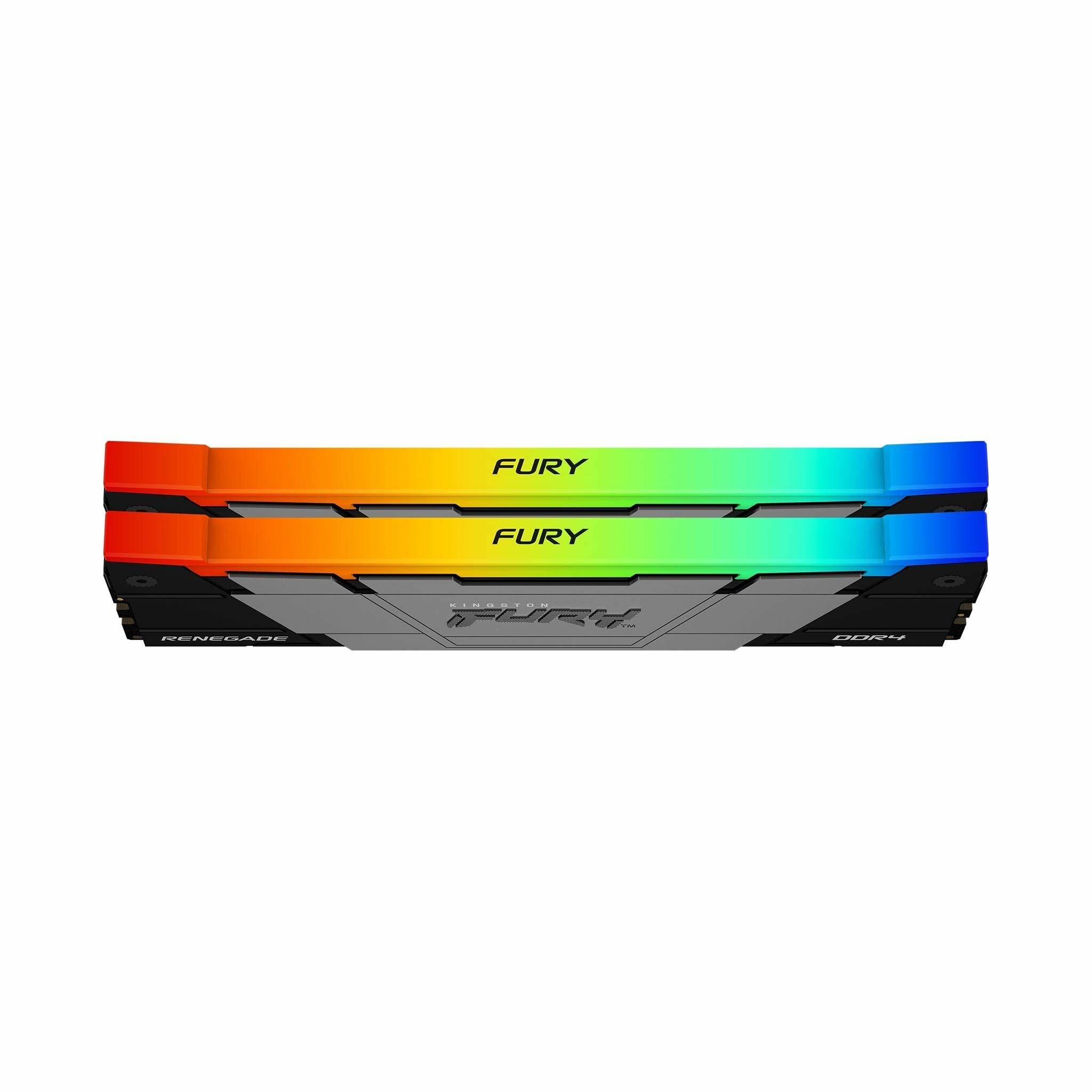 Оперативная память KINGSTON FURY Renegade RGB DIMM DDR4 16GB (2x8GB) 4266 MHz (KF442C19RB2AK2/16)