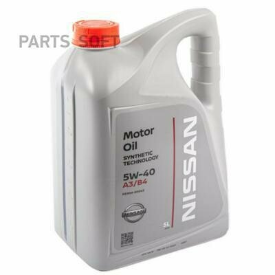 Масло моторное NISSAN 5W40 (5L) NISSAN / арт. KE90090042R - (1 шт)