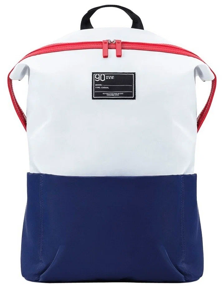 Городской рюкзак Xiaomi 90 Points Lecturer Casual Backpack, синий/белый
