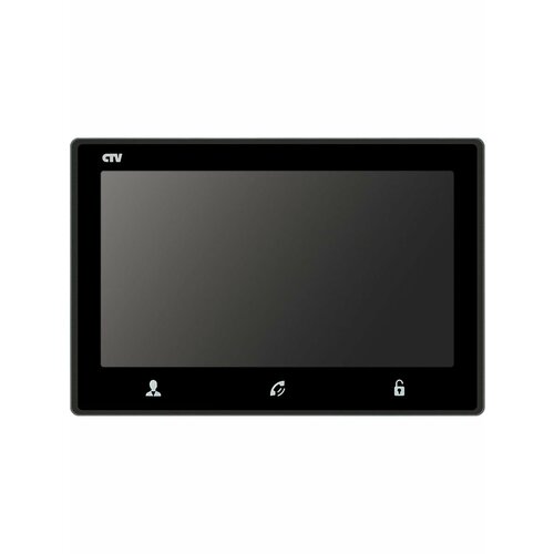 Монитор видеодомофона CTV-M4703AHD G, 7 (графит) видеодомофон ctv ctv m4703ahd 7˝ tft ips lcd 16 9 1024x600 полудуплекс ас 100 240 в 12в dc 1a черный