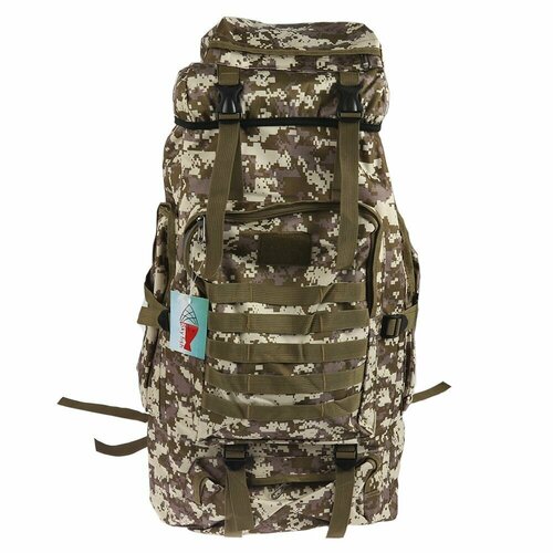 Рюкзак 80 литров тактический, военный, рыболовный, для охоты, походный рюкзак тактический кмф 70л