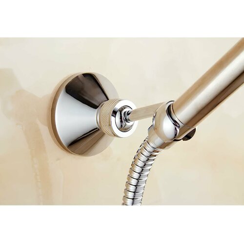 Кронштейн для душевой лейки Potato поворотный хромированный 534₽