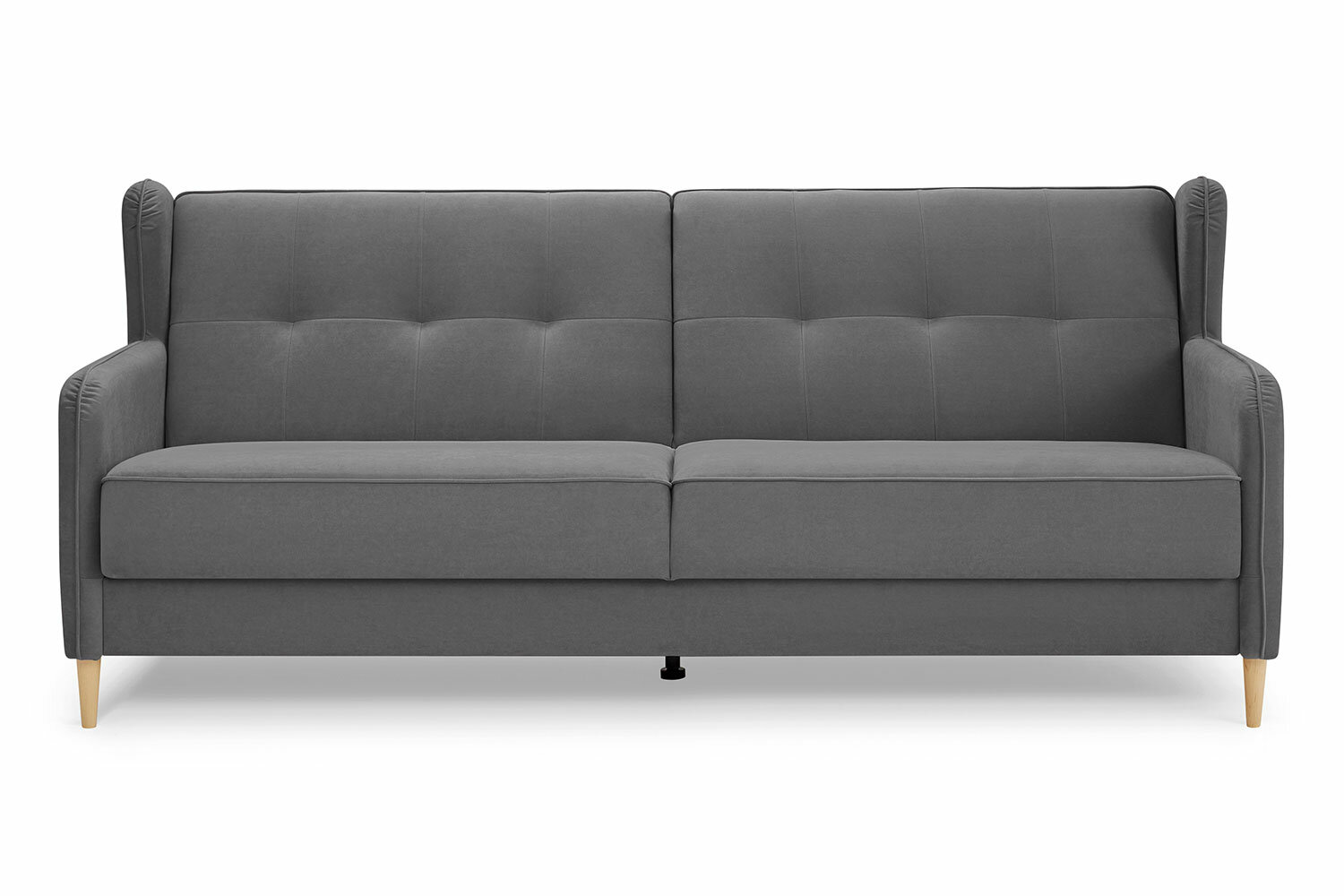 Диван-кровать SCANDICA Тифани прямой, 211х91х96 см, механизм книжка, цвет серый — фото 1