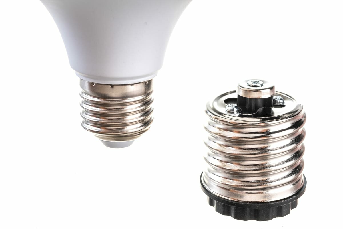 Лампа СД LED-HP-PRO 40Вт 230В Е27 С Адаптером E40 6500К 3600Лм IN HOME — фото 1