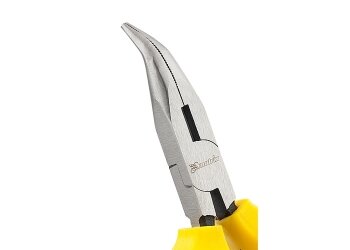 Длинногубцы изогнутые Insulated, 200мм, двухкомпонентные рукоятки MATRIX PROFESSIONAL 17474