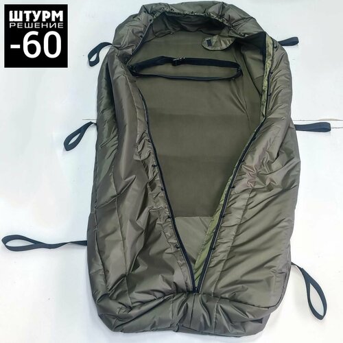 Спальный мешок туристический -60 экстремальный для выживания зимний с системой эвакуации 19500₽