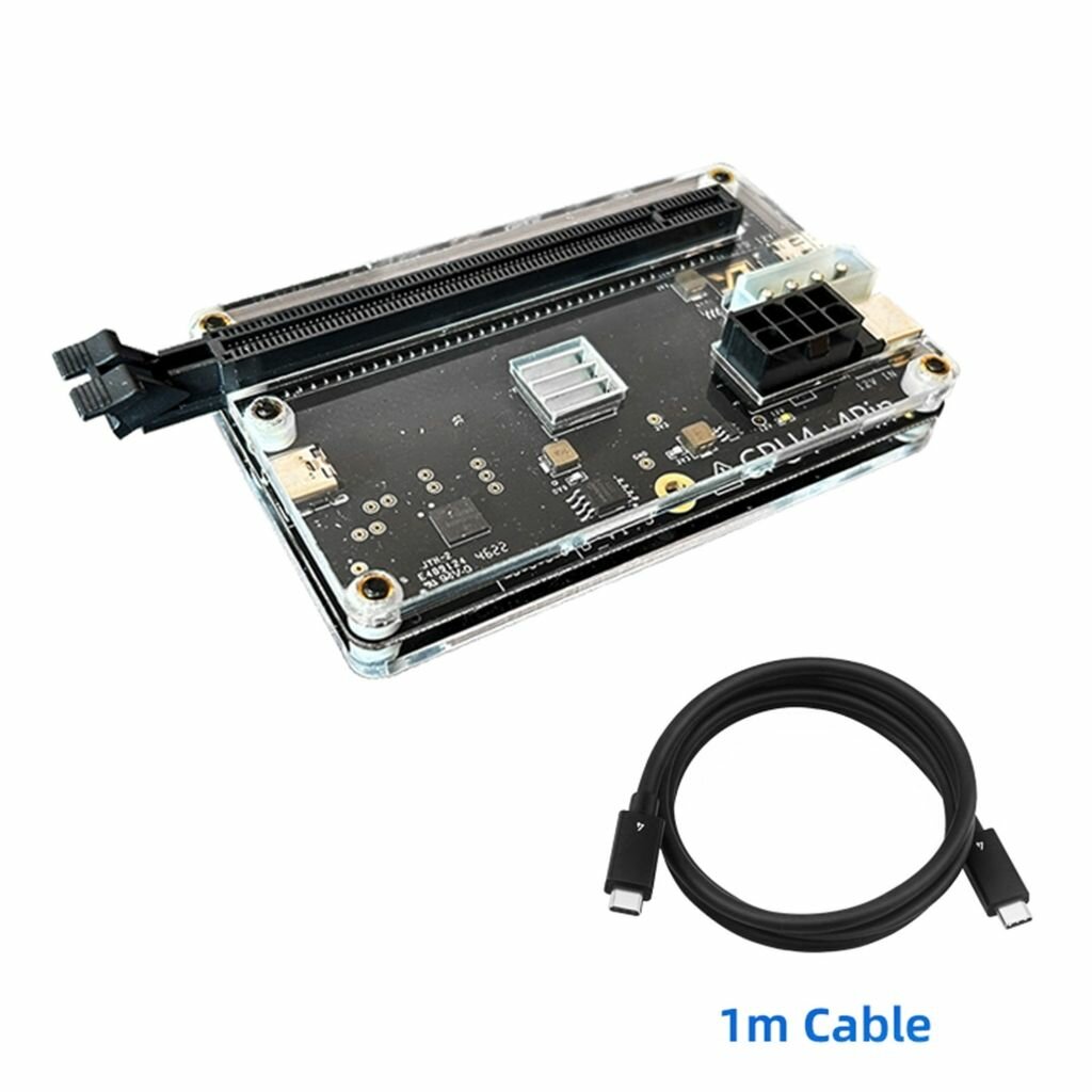 Док-станция для ноутбука с графическим процессором, совместимая Thunderbolt3/4, адаптер видеокарты, видео 3A-игр, 3D-дизайн