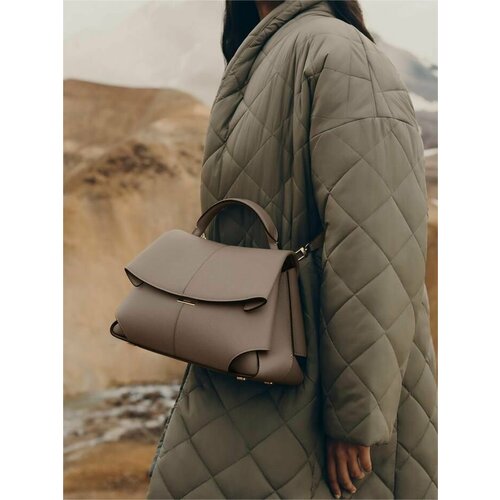 Ремень для сумки кросс-боди POLENE, серый