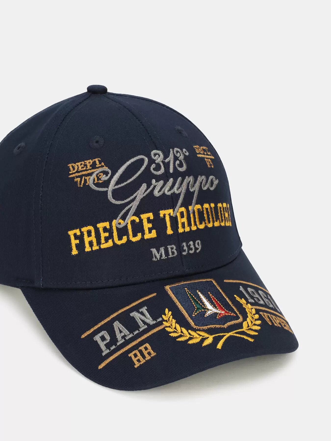Бейсболка Aeronautica Militare для мужчин и женщин, размер OneSize, темно-синий — фото 1