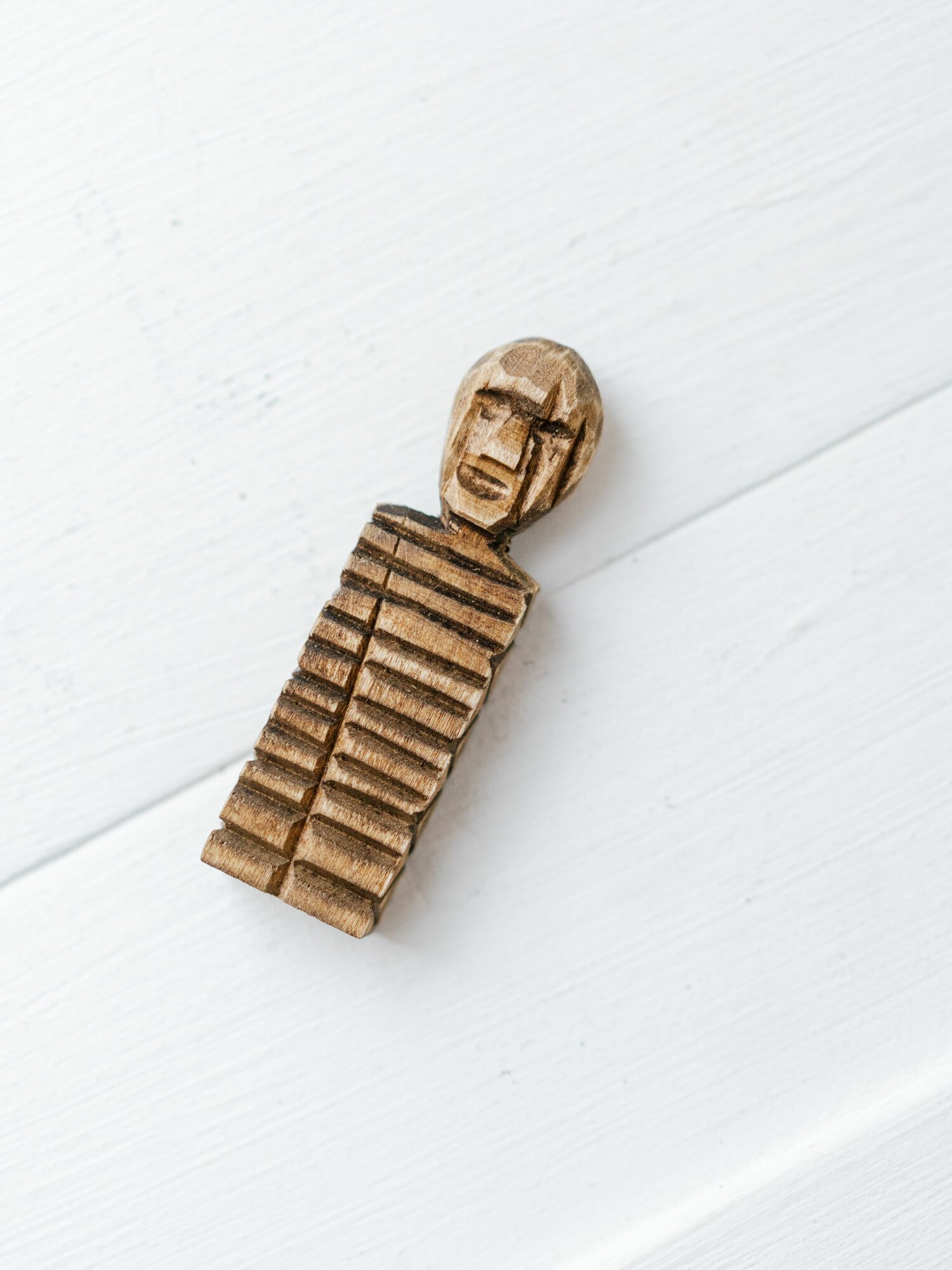 Статуэтка интерьерная "Шигирский идол", благое дело, 10 см, липа