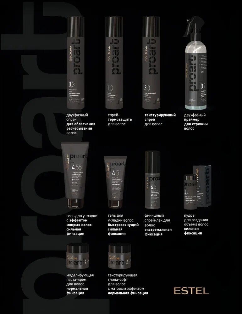 ESTEL PROFESSIONAL Спрей - термозащита HAUTE COUTURE PROART для волос, 300 мл — фото 1