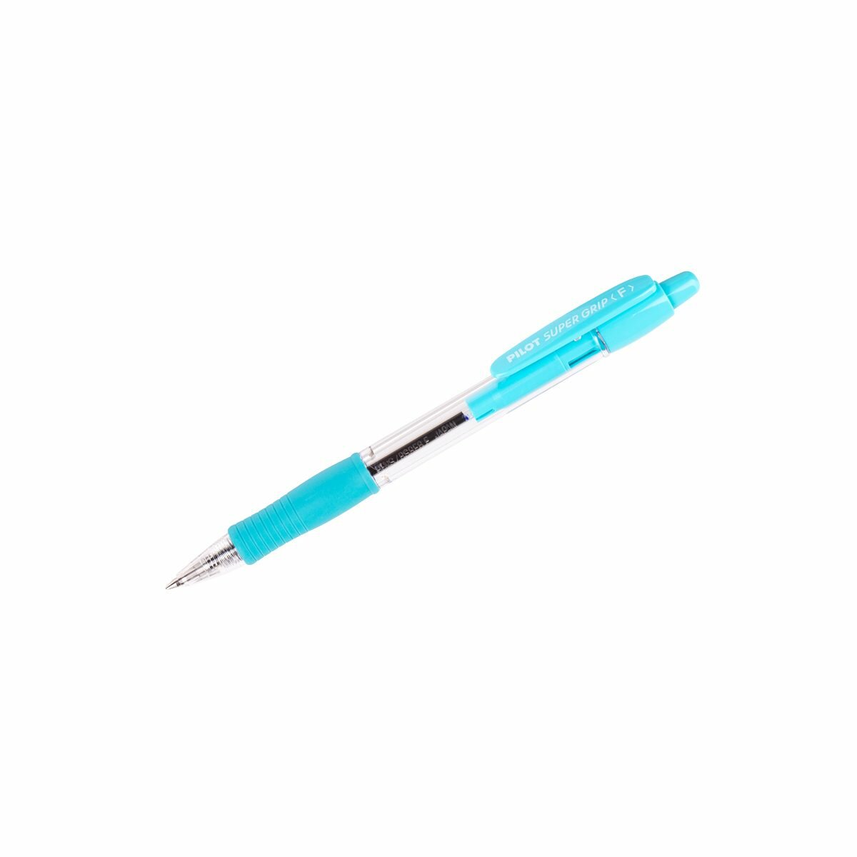 Ручка шариковая автоматическая Pilot Super Grip (0.32мм, синяя, масляная основа, корпус голубой) (BPGP-10R-F-SL), 1шт.