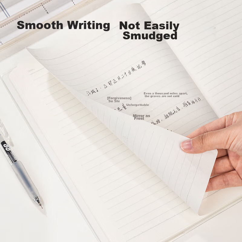 Блокноты Xiaomi Deli 16K/80 Sheets Square Grid 5-Ring Notebook, Simple Line Notebook for Study, Research, And Homework, 4 Notebooks, T1680