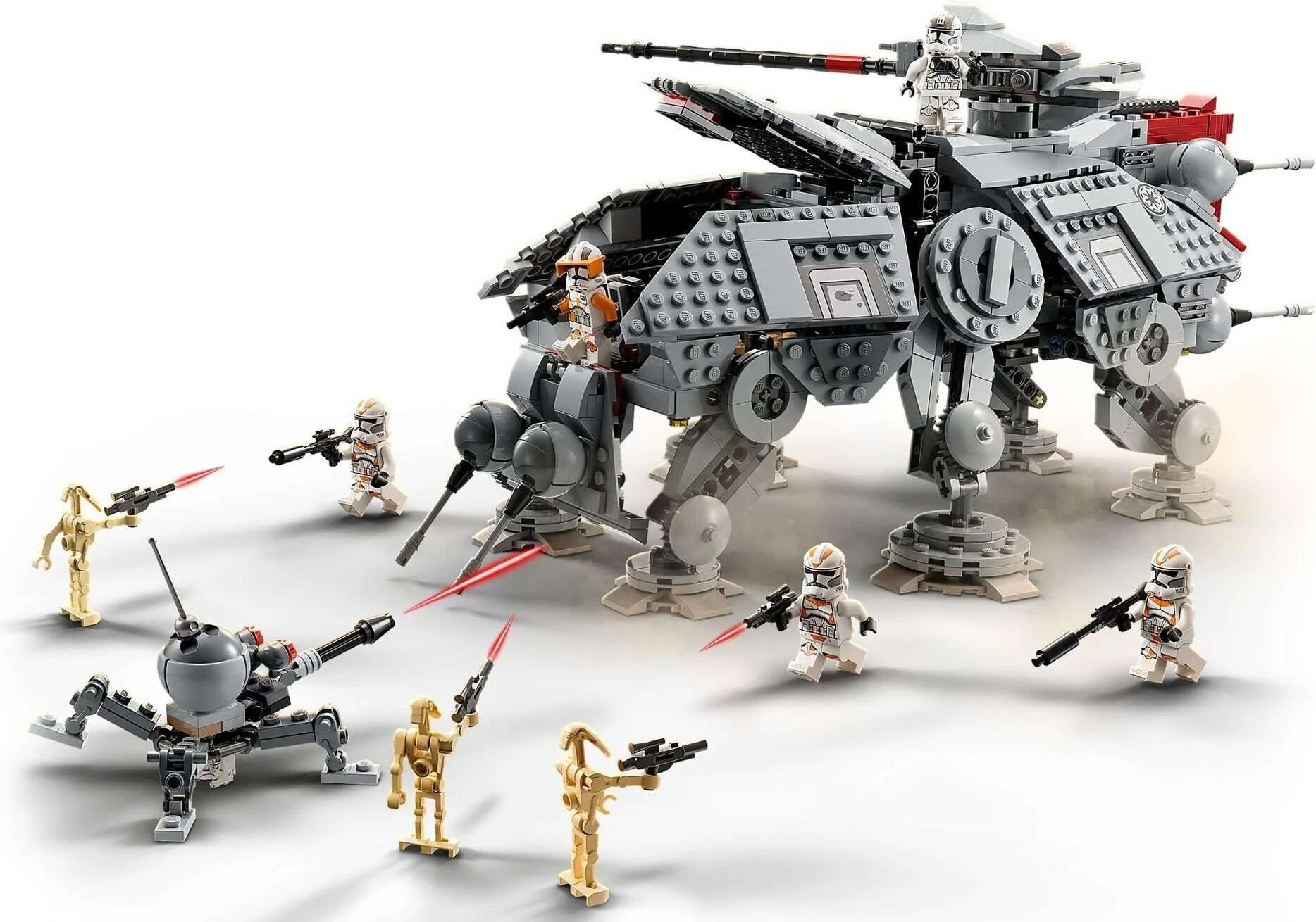 Конструктор LEGO Star Wars™ 75337 Шагоход AT-TE™, серый, 1082 дет. — фото 1