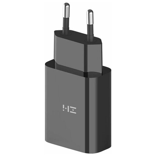 фото Сетевое зарядное устройство xiaomi (mi) zmi 18w usb-a qc 3.0 fast charging charger eu (ha612) black