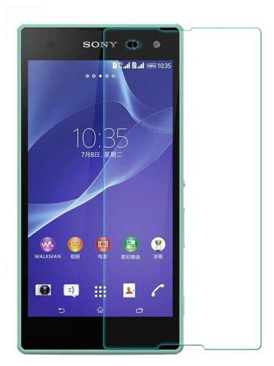 Защитное стекло на Sony Xperia D2533/D2502 C3/C3 Dual