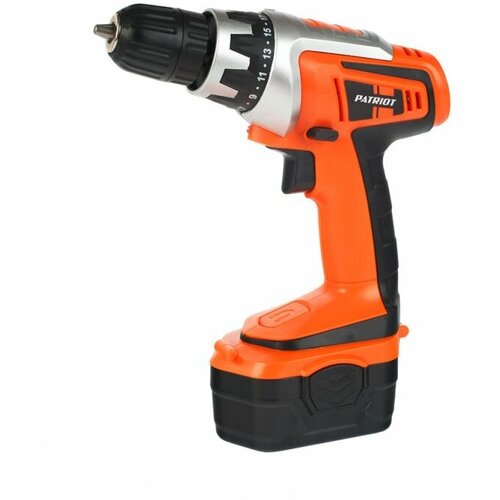 Аккумуляторная дрель-шуруповерт PATRIOT BR 181UES две батареи Li-Ion 20 Ah 18V зарядка за 1 час двусторонняя бита кейс 639000₽