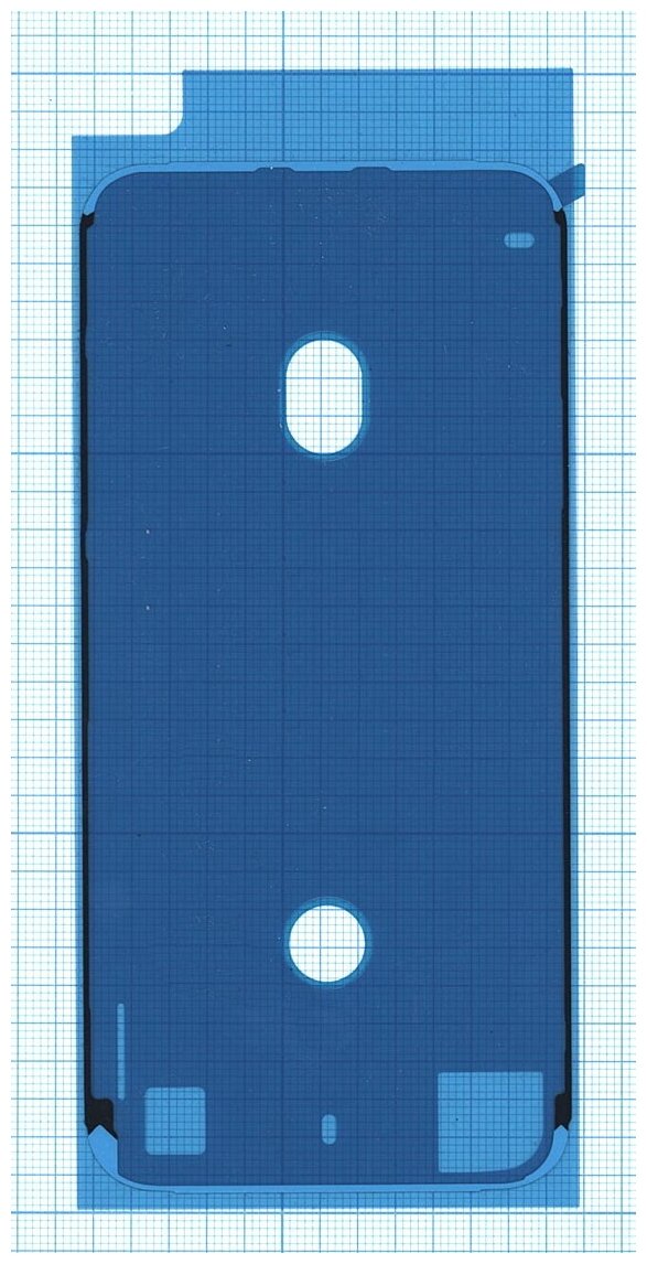 Водозащитная прокладка (проклейка) для iPhone 7 белая
