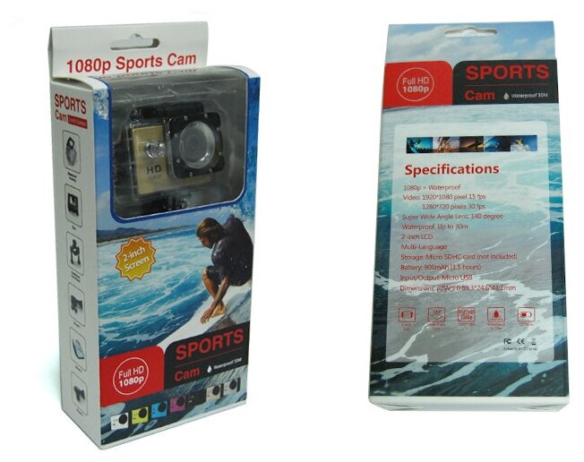 A9 Action Camera 16GSD card Included