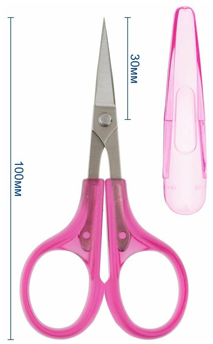 Ножницы для рукоделия в блистере 100 мм (арт: ROS-02)