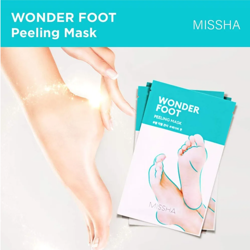 MISSHA Маска-пилинг для ног, 50 мл. MISSHA Wonder Foot Peeling Mask