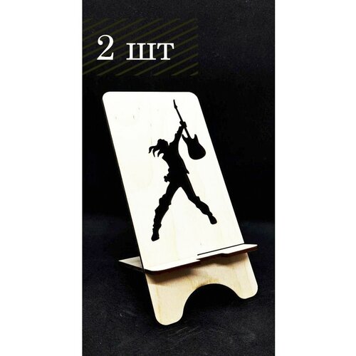 Подставка под телефон из дерева drevorub 