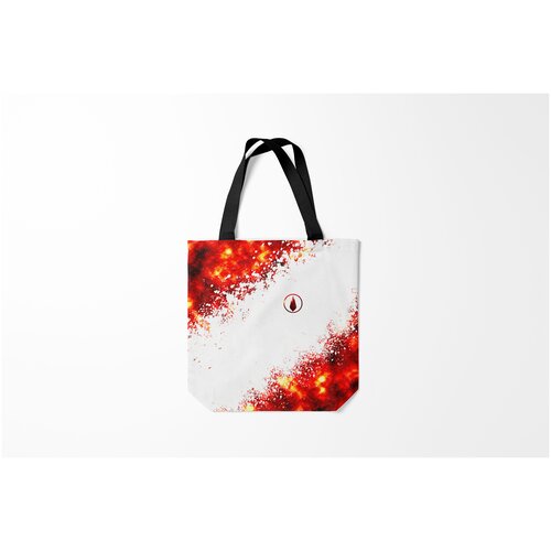 фото Сумка-шоппер / 40х40 см / рок / thousand foot krutch tfk z burnettie