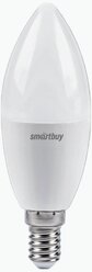 Лампа светодиодная SmartBuy SBL 6000K, E14, C37, 9.5 Вт, 6000 К