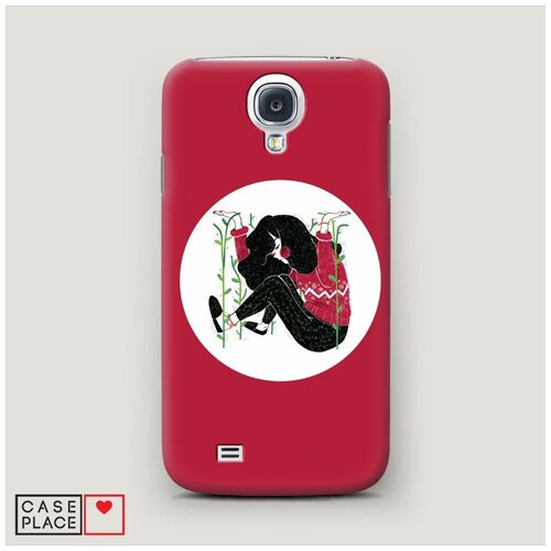 фото Чехол пластиковый samsung galaxy s4 девушка и растения case place