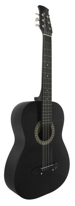 Акустическая гитара 6-ти струнная, менз. 650мм., струны металл, головка без пазов 1527939