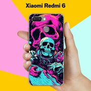 Силиконовый чехол на Xiaomi Redmi 6 Череп / для Сяоми Редми 6