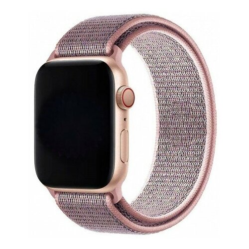ОЕМ, Нейлоновый ремешок для Apple Watch 42/44мм, арт.011802, розовый песок