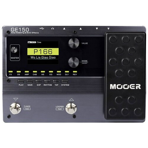 Mooer GE150 процессор эффектов для гитары vox stomplab 2g процессор эффектов для электрогитар
