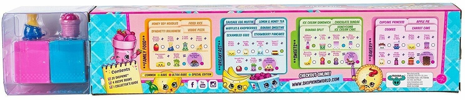 Shopkins фигурки Кулинарный клуб Shopkins, уп.20шт