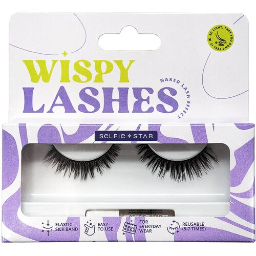 Selfie Star Накладные ресницы Eyelashes Wispy Drama Queen, SSLD7 SSLD7 накладные ресницы 3d faux mink lashes wispy pestañas postizas revolution wispy