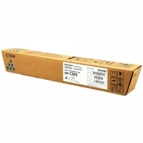 Тонер Ricoh Aficio MP C305SP/C305SPF голубой, type MPC305E (4K) 842082 тонер ricoh aficio mp c305sp c305spf пурпурный type mpc305e 4k