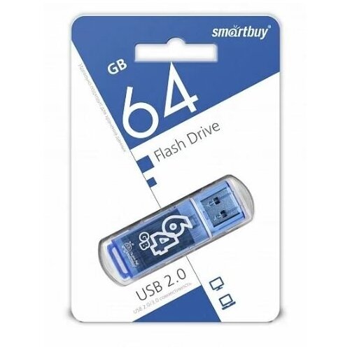 Smart Buy USB 64GB Glossy series Blue