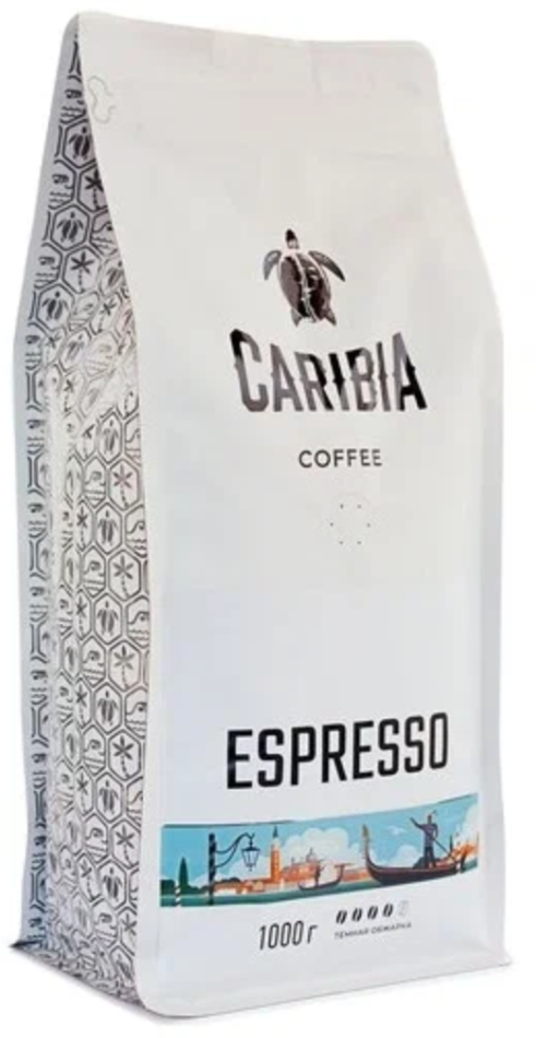 Кофе зерновой Caribia Espresso, 1000 г - фото №1