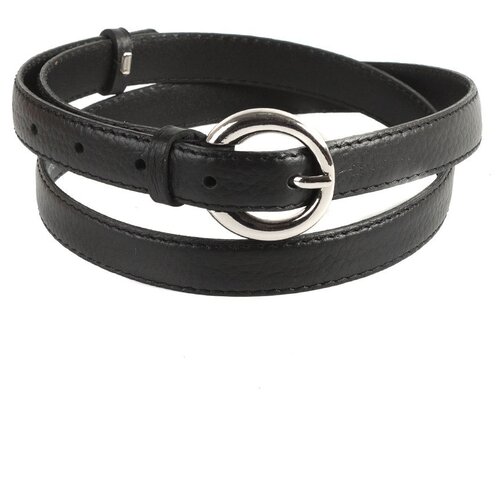 фото Ремень/ремень женский/ремень женский натуральная кожа/meyninger/рн-2819/черный/110/модель ремень женский/с классической пряжкой