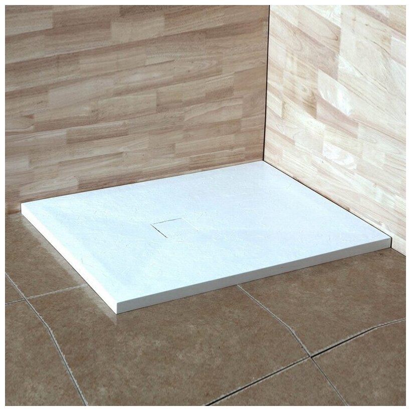 фото Душевой поддон из искусственного камня RGW STT ST-0129W 90x120x2,5 Белый