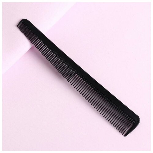 Расчёска комбинированная, скошенная, 18,7 ? 3 см, цвет чёрный расчёска комбинированная 18 7 × 5 см цвет чёрный