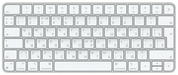 Клавиатура Apple Magic Keyboard 2021 (MK2A3RS/A) белый/серебристый